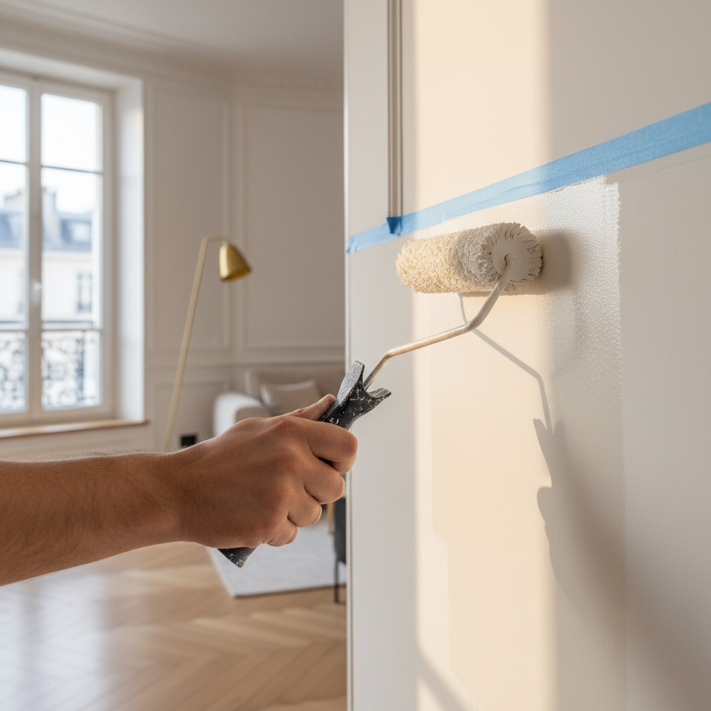 Peinture intérieure d'appartement parisien